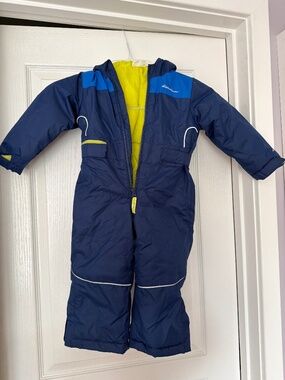Eddie Bauer Toddler Snowsuit | 2T | Insulated Winter Suit | Blue